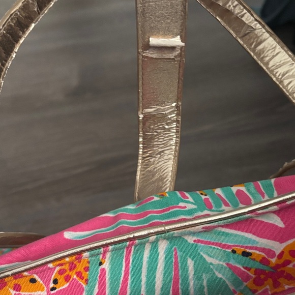 Lilly Pulitzer Pink and Green Tropical Tote - Picture 5 of 8